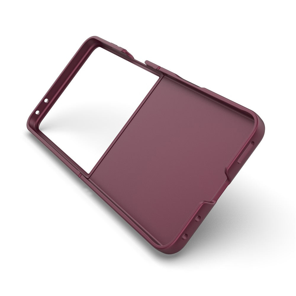 Калъф за Samsung Galaxy Z Flip8 F776, Techsuit, Magic Shield, Бордо