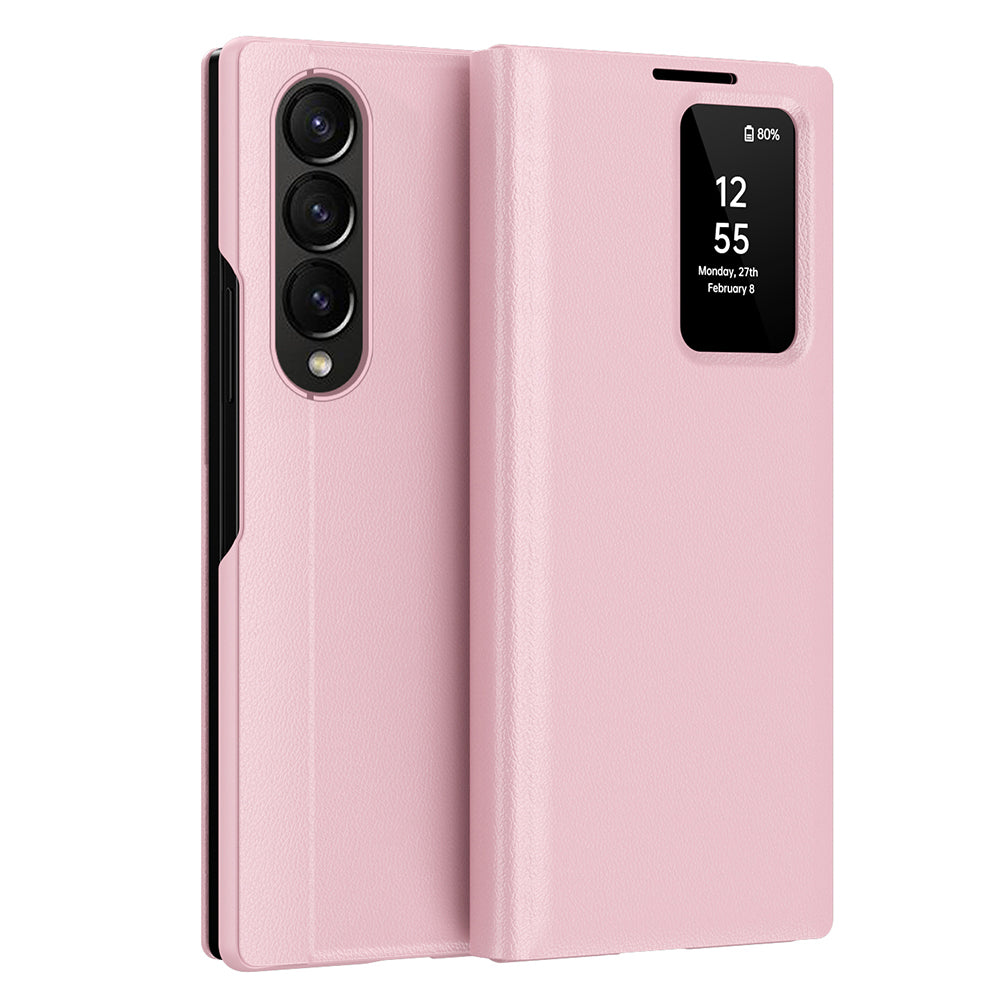 Калъф за Samsung Galaxy Z Fold3 5G F926, Techsuit, SmartView, Розов