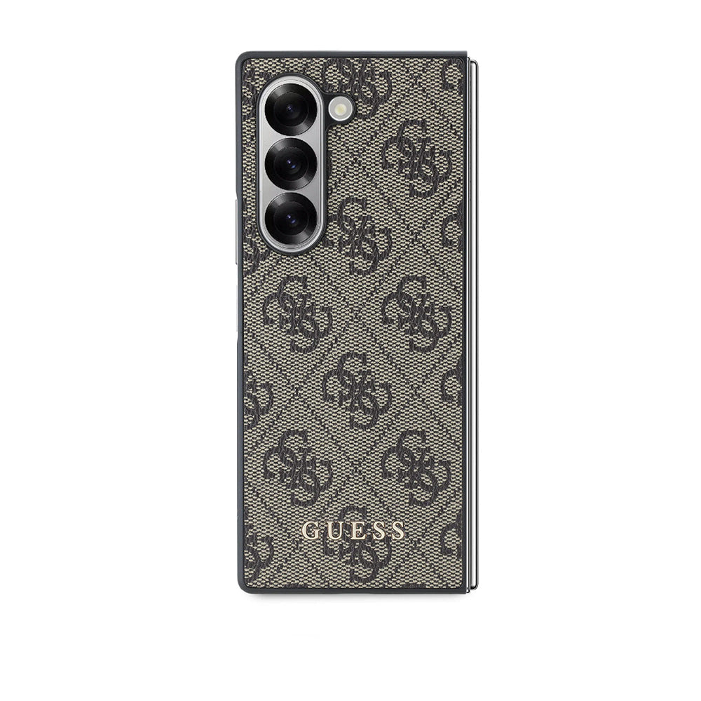 Калъф за Samsung Galaxy Z Fold6 F956, Guess, 4G, Кафяв