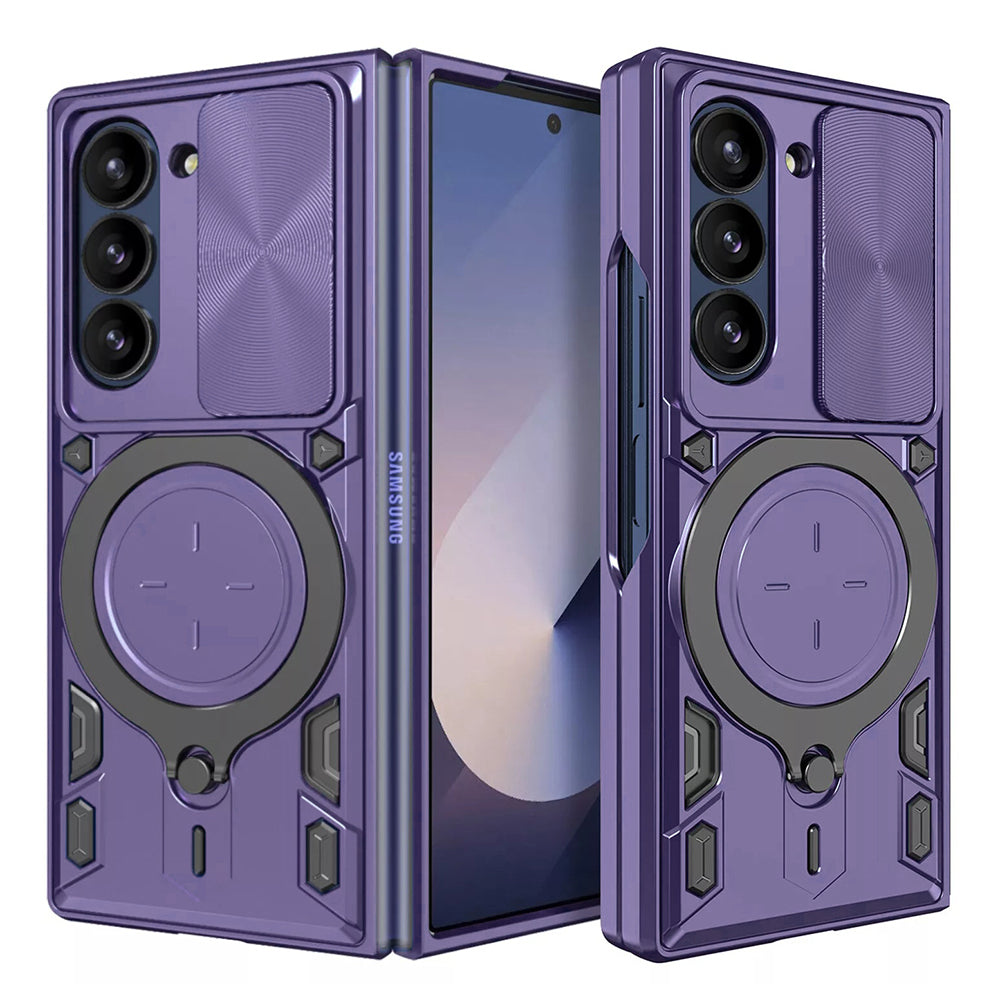Калъф за Samsung Galaxy Z Fold6 F956, Techsuit, CamGuard Pro, Лилав