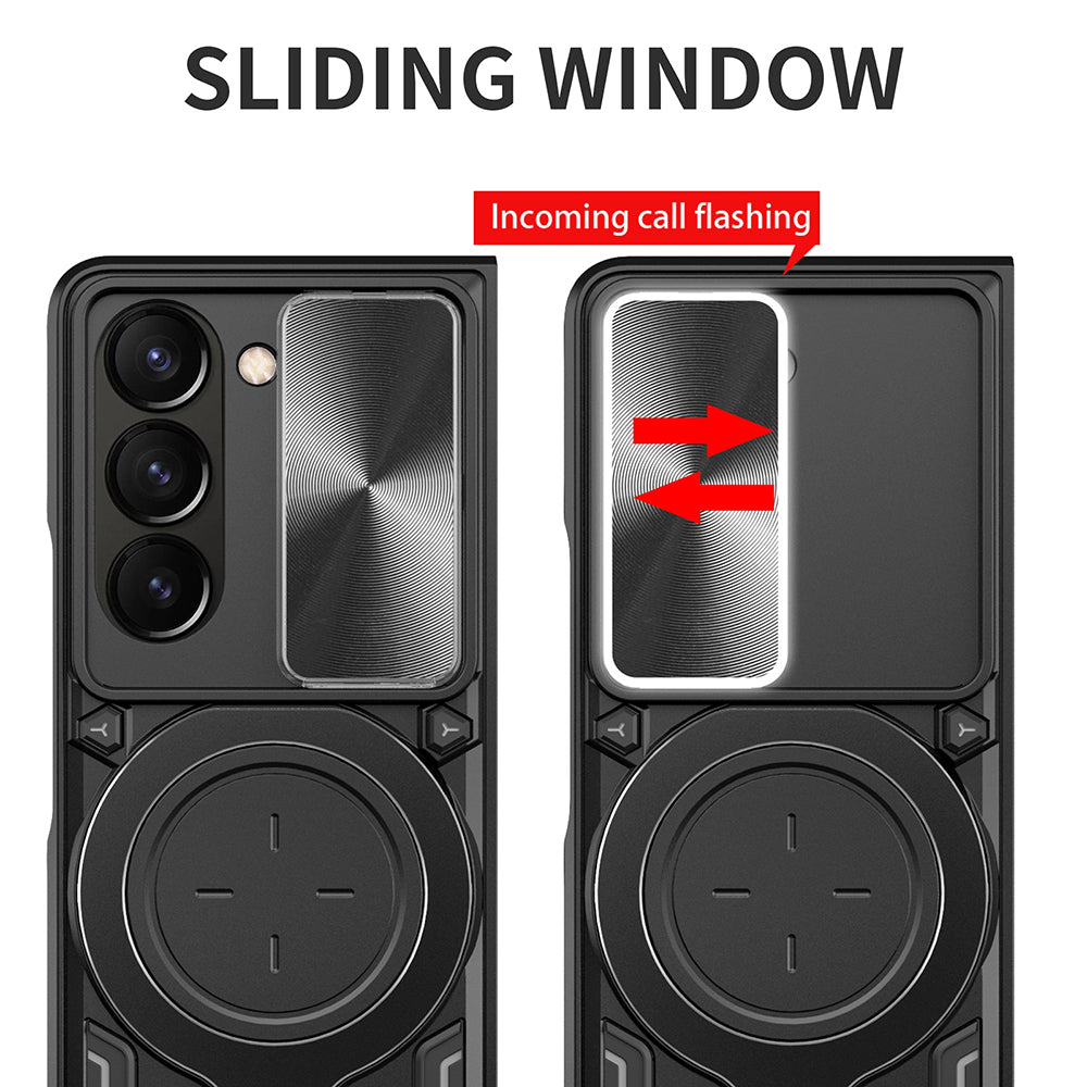 Калъф за Samsung Galaxy Z Fold6 F956, Techsuit, CamGuard Pro, Червен