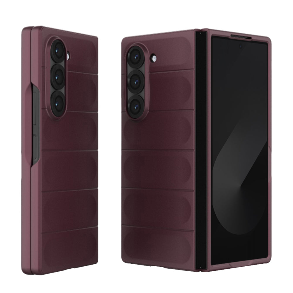 Калъф за Samsung Galaxy Z Fold6 F956, Techsuit, Magic Shield, Бордо