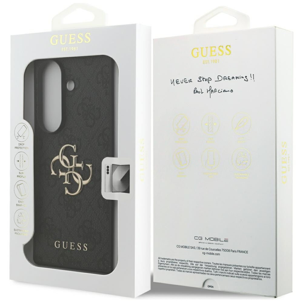 Калъф за Samsung Galaxy Z Fold7 F966, Guess, 4G Big Logo, Черен