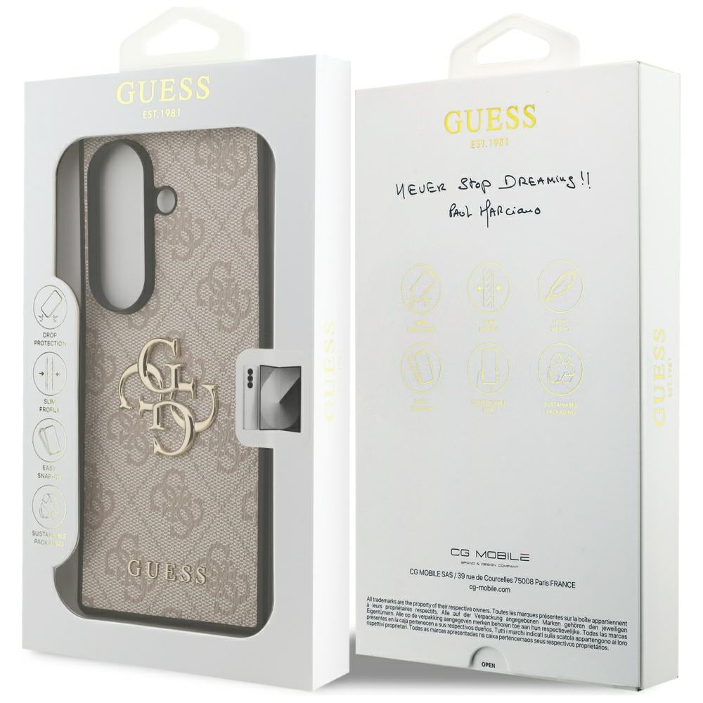 Калъф за Samsung Galaxy Z Fold7 F966, Guess, 4G Big Logo, Розов