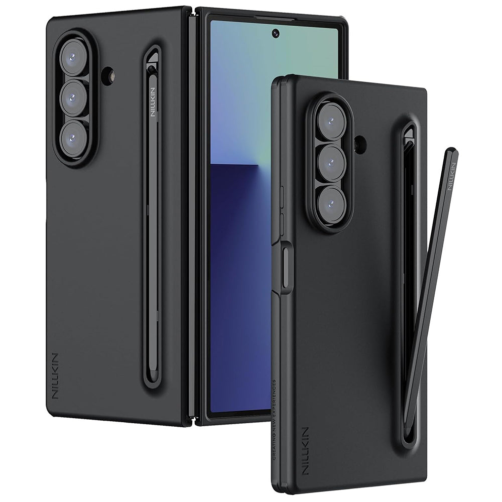Калъф за Samsung Galaxy Z Fold7 F966, Nillkin, Flex Pure с държач за S-Pen, Черен