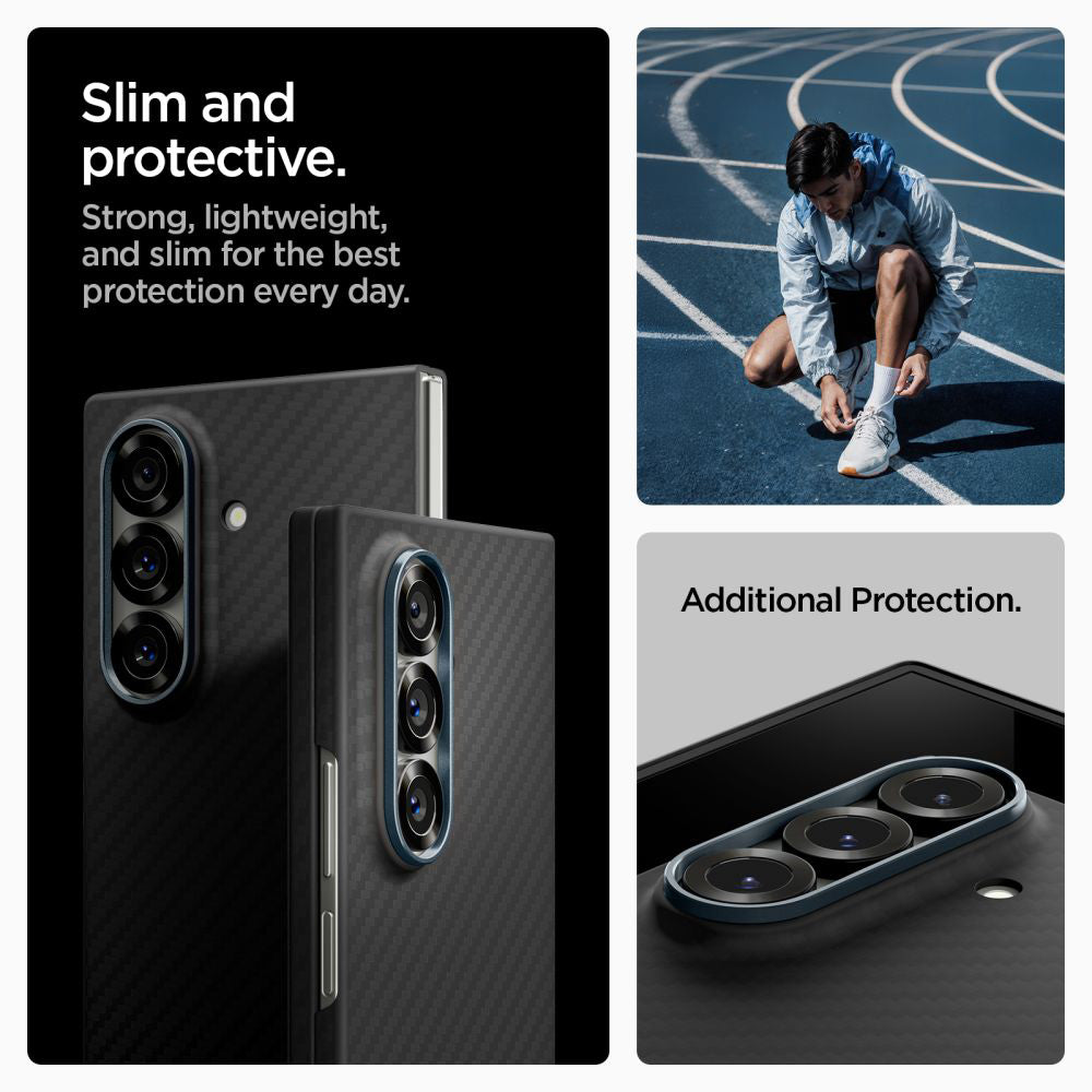 Калъф за Samsung Galaxy Z Fold7 F966, Spigen, Air Skin, Черен ACS09555