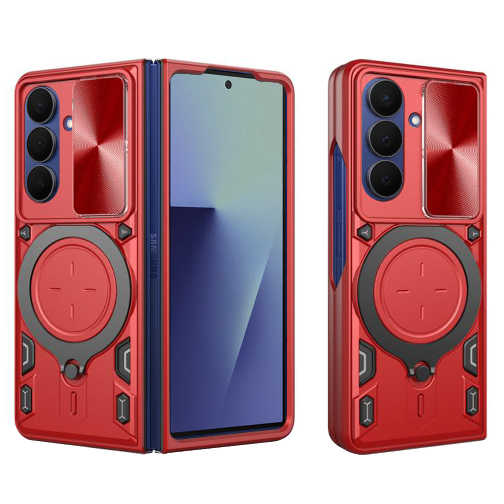 Калъф за Samsung Galaxy Z Fold7 F966, Techsuit, CamGuard Pro, Червен