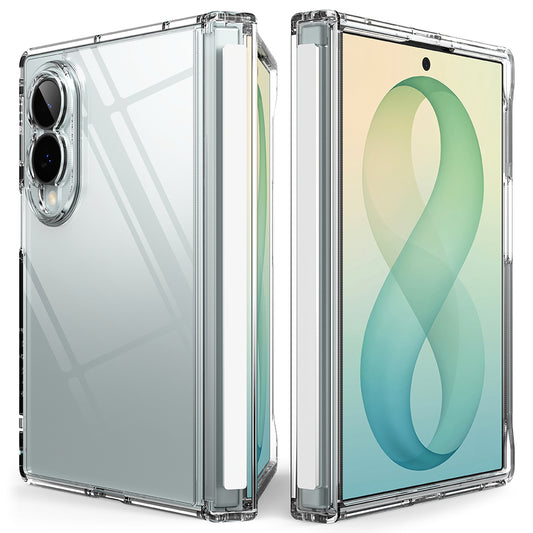 Калъф за Samsung Galaxy Z Fold8 F971, Ringke, Fusion Flap, Прозрачен