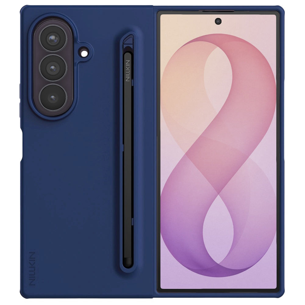 Калъф за Samsung Galaxy Z Fold8 Ultra F976, Nillkin, Flex Pure с държач за S-Pen, Син