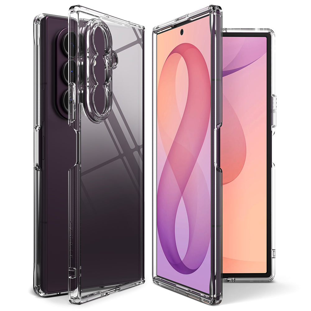 Калъф за Samsung Galaxy Z Fold8 Ultra F976, Ringke, Fusion, Прозрачен