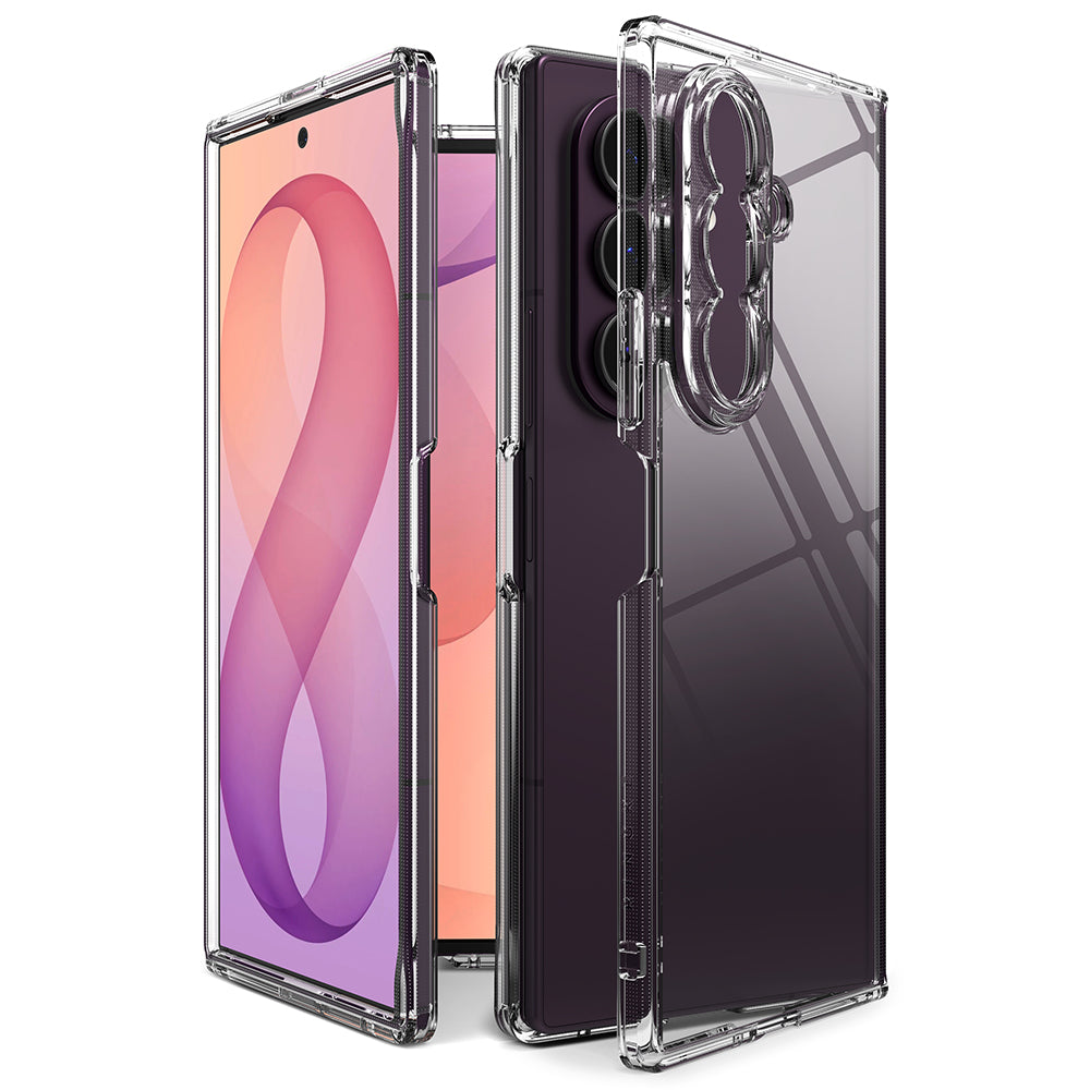 Калъф за Samsung Galaxy Z Fold8 Ultra F976, Ringke, Fusion, Прозрачен