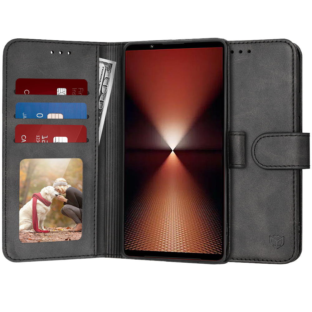 Калъф за Sony Xperia 1 VI, Techsuit, Diary Book, Черен