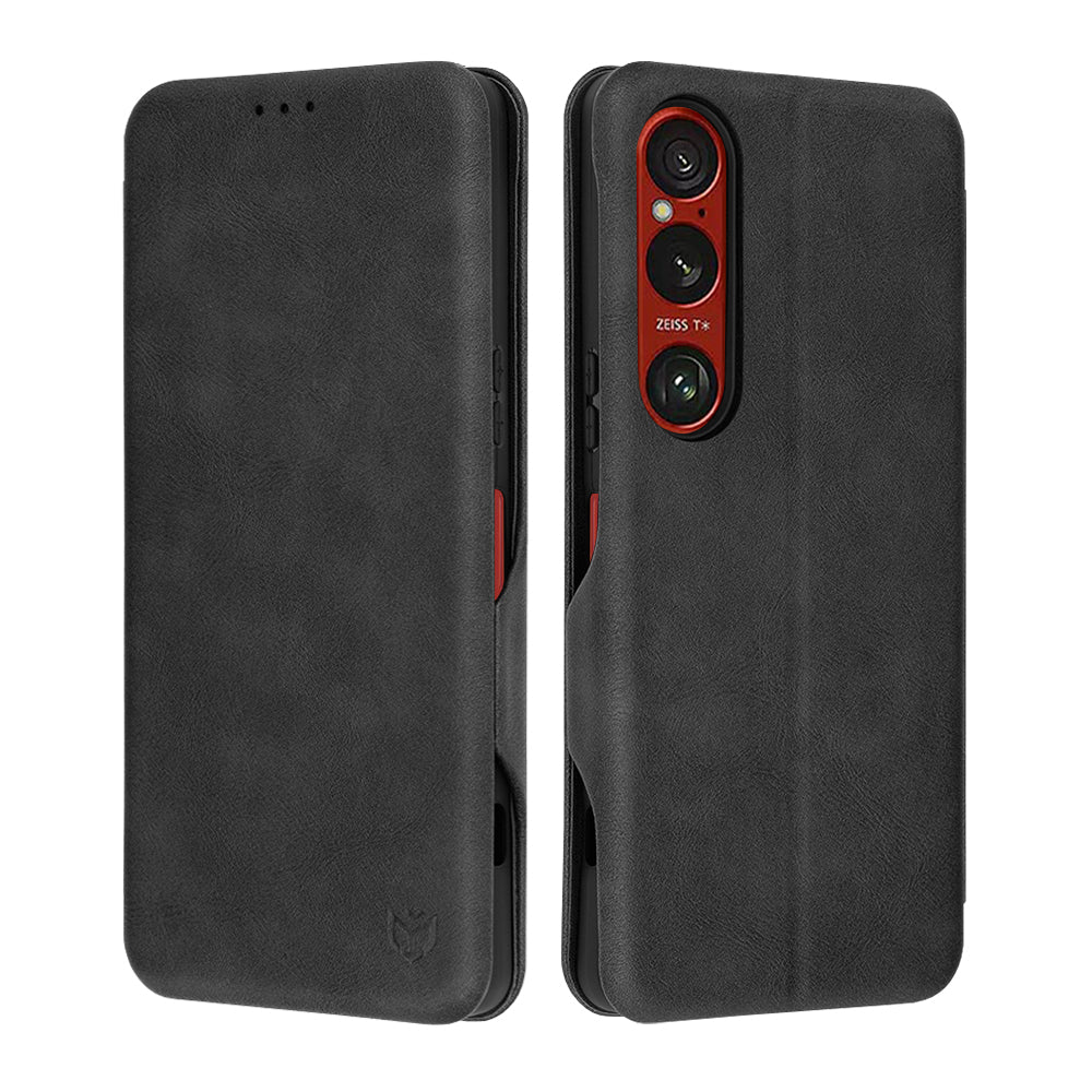 Калъф за Sony Xperia 1 VI, Techsuit, Safe Wallet Plus, Черен