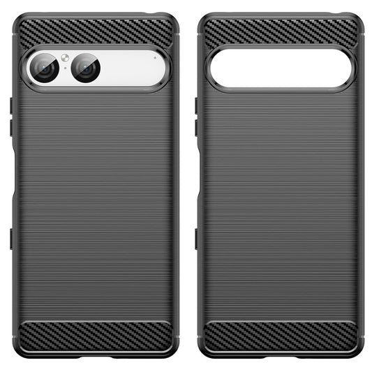 Калъф за Sony Xperia 10 VIII, Techsuit, Карбон, Черен