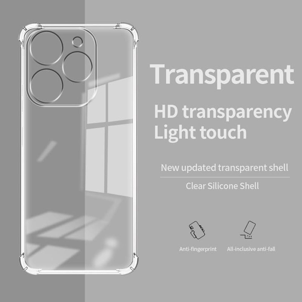 Калъф за Tecno Spark 20 Pro, Techsuit, противоударен прозрачен, прозрачен
