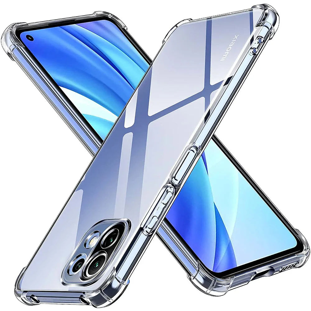 Калъф за Xiaomi 11 Lite 5G NE / Mi 11 Lite 5G / 11 Lite, Techsuit, противоударен прозрачен, прозрачен