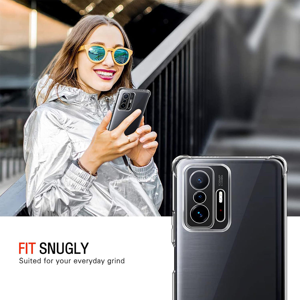 Калъф за Xiaomi 11T / 11T Pro, Techsuit, противоударен прозрачен, прозрачен