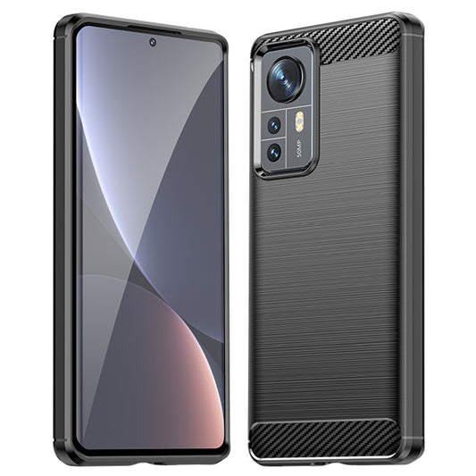 Калъф за Xiaomi 12X / 12, Techsuit, Карбон, Черен
