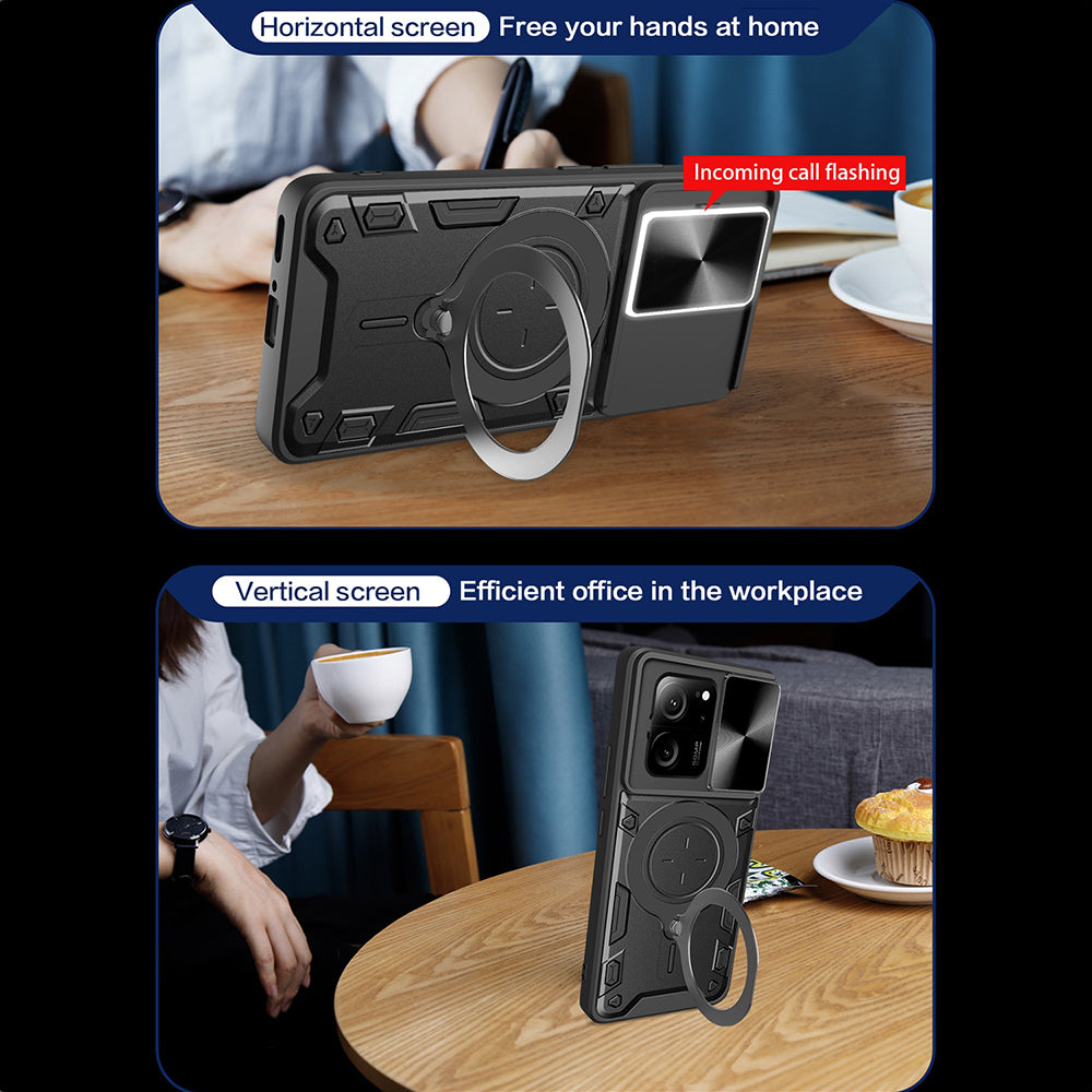 Калъф за Xiaomi 13T Pro / 13T, Techsuit, CamGuard Pro, Черен