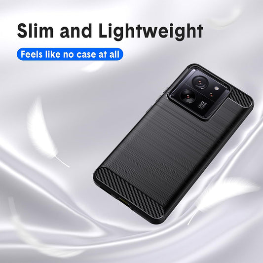 Калъф за Xiaomi 13T Pro / 13T, Techsuit, Карбон, Черен