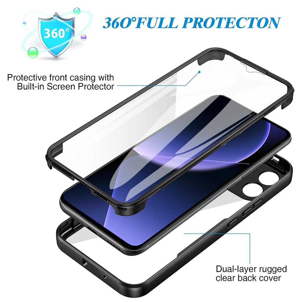 Калъф за Xiaomi 13T Pro / 13T, Techsuit, ColorVerse 360, Черен
