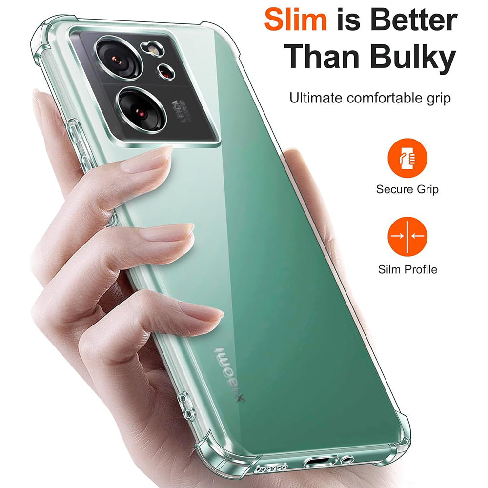 Калъф за Xiaomi 13T Pro / 13T, Techsuit, Shockproof Clear, Прозрачен