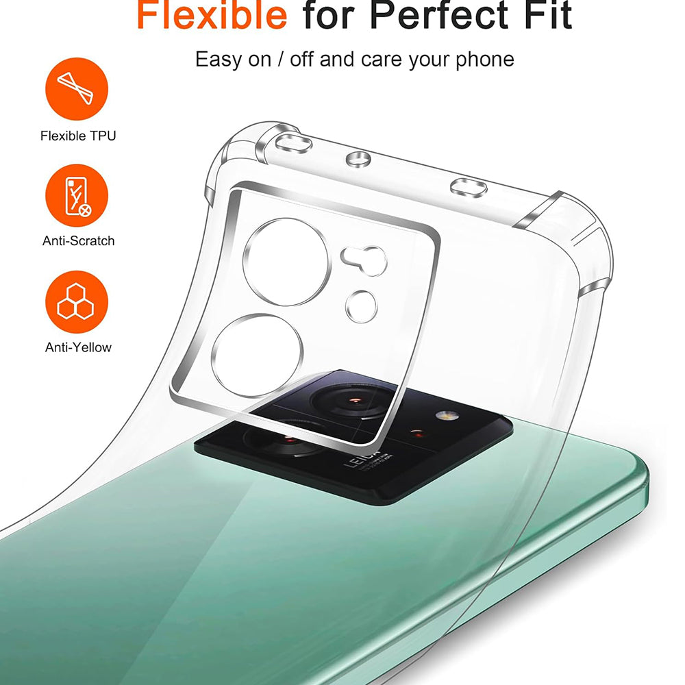 Калъф за Xiaomi 13T Pro / 13T, Techsuit, Shockproof Clear, Прозрачен