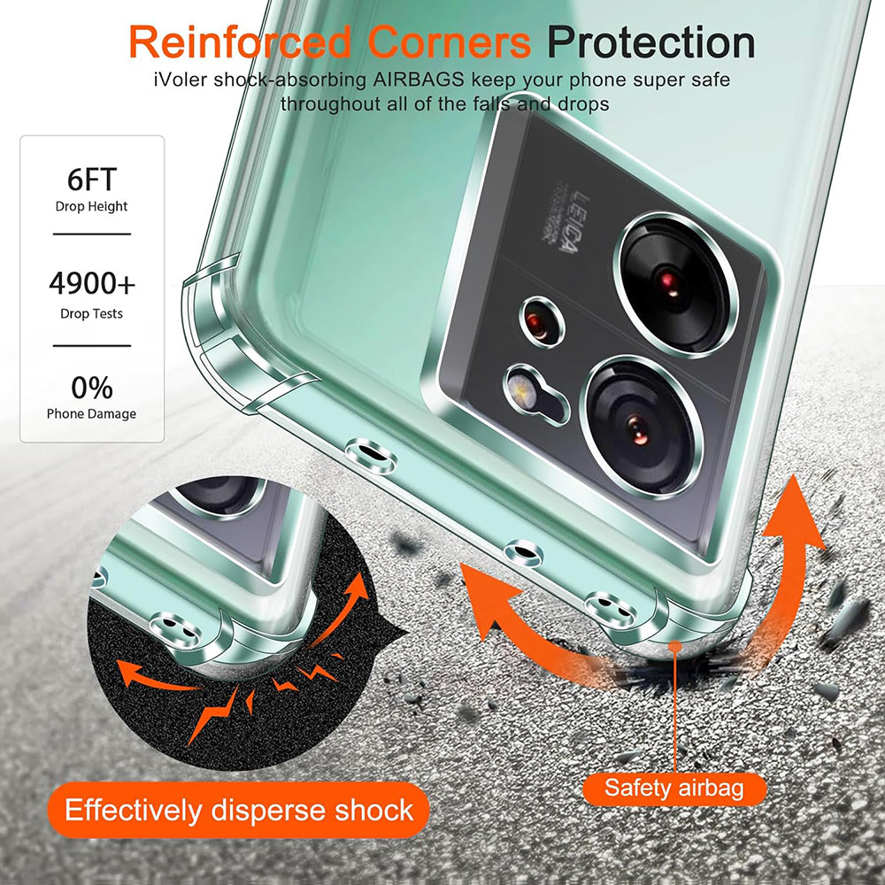 Калъф за Xiaomi 13T Pro / 13T, Techsuit, Shockproof Clear, Прозрачен