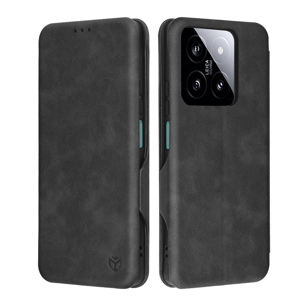 Калъф за Xiaomi 14, Techsuit, Safe Wallet Plus, Черен