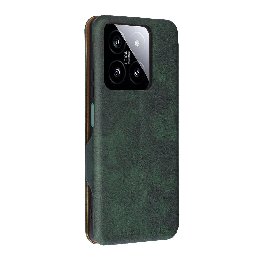 Калъф за Xiaomi 14, Techsuit, Safe Wallet Plus, Зелен