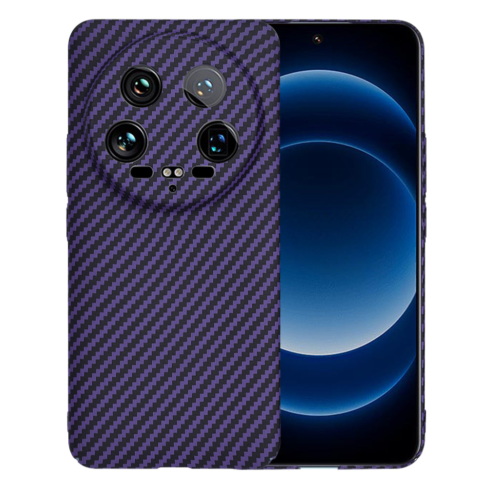 Калъф за Xiaomi 14 Ultra, Techsuit, Carbonite FiberShell, Лилав