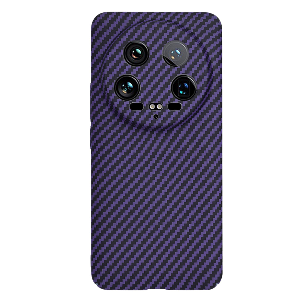 Калъф за Xiaomi 14 Ultra, Techsuit, Carbonite FiberShell, Лилав