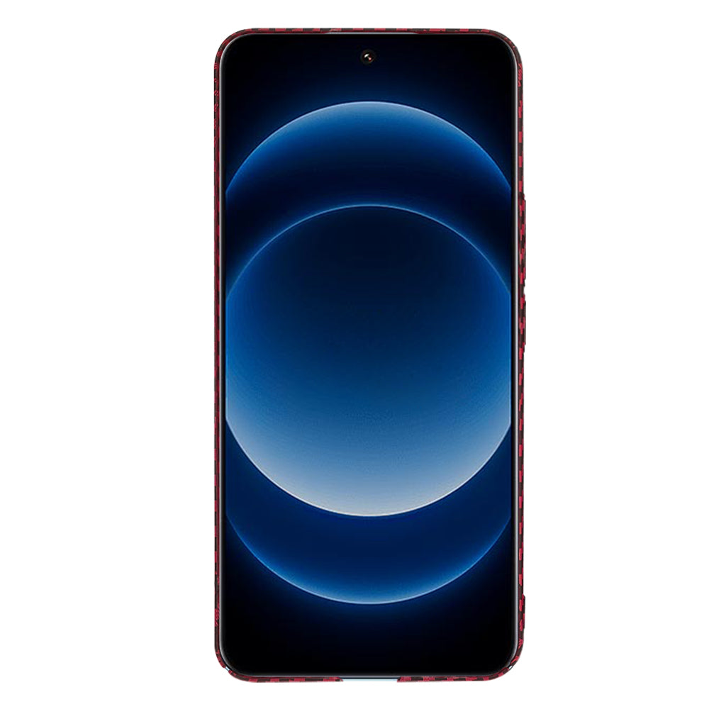 Калъф за Xiaomi 14 Ultra, Techsuit, Carbonite FiberShell, Червен