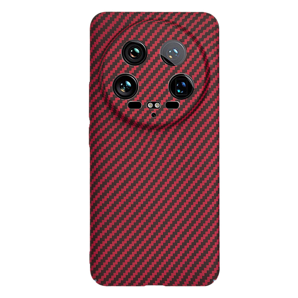 Калъф за Xiaomi 14 Ultra, Techsuit, Carbonite FiberShell, Червен