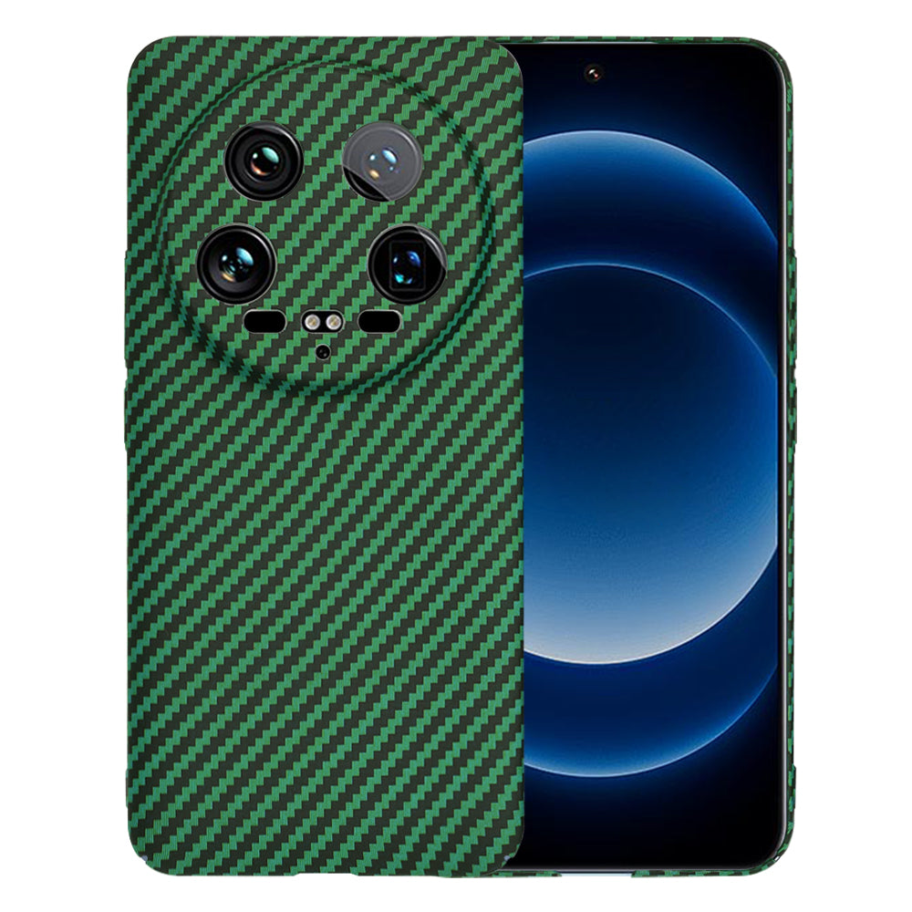 Калъф за Xiaomi 14 Ultra, Techsuit, Carbonite FiberShell, Зелен