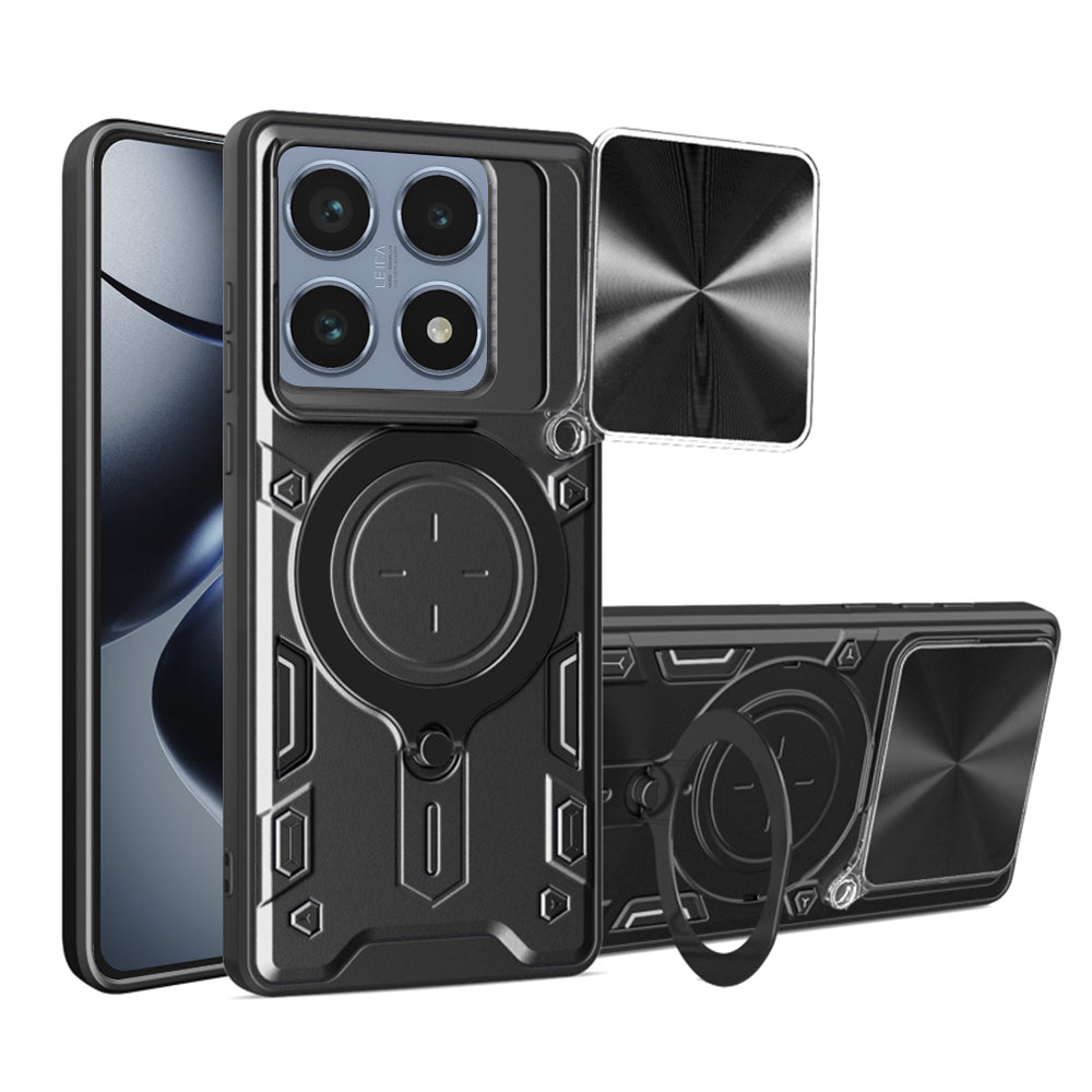 Калъф за Xiaomi 14T Pro, Techsuit, CamGuard Pro, Черен