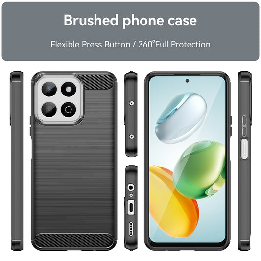 Калъф за Xiaomi 14T Pro, Techsuit, Карбон, Черен