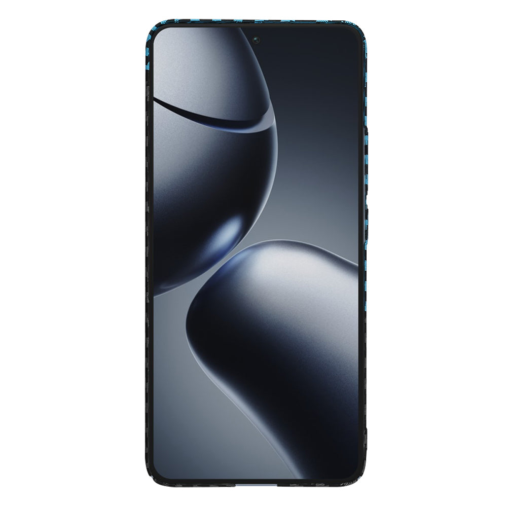 Калъф за Xiaomi 14T Pro, Techsuit, Carbonite FiberShell, Черно Синьо