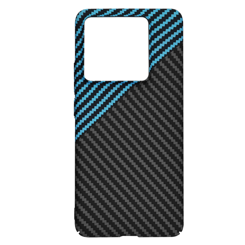 Калъф за Xiaomi 14T Pro, Techsuit, Carbonite FiberShell, Черно Синьо