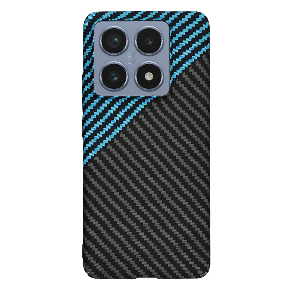Калъф за Xiaomi 14T Pro, Techsuit, Carbonite FiberShell, Черно Синьо