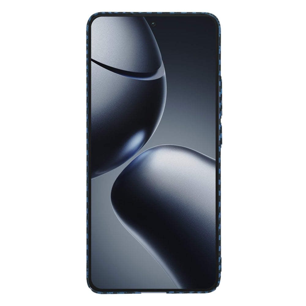 Калъф за Xiaomi 14T Pro, Techsuit, Carbonite FiberShell, Тюркоаз
