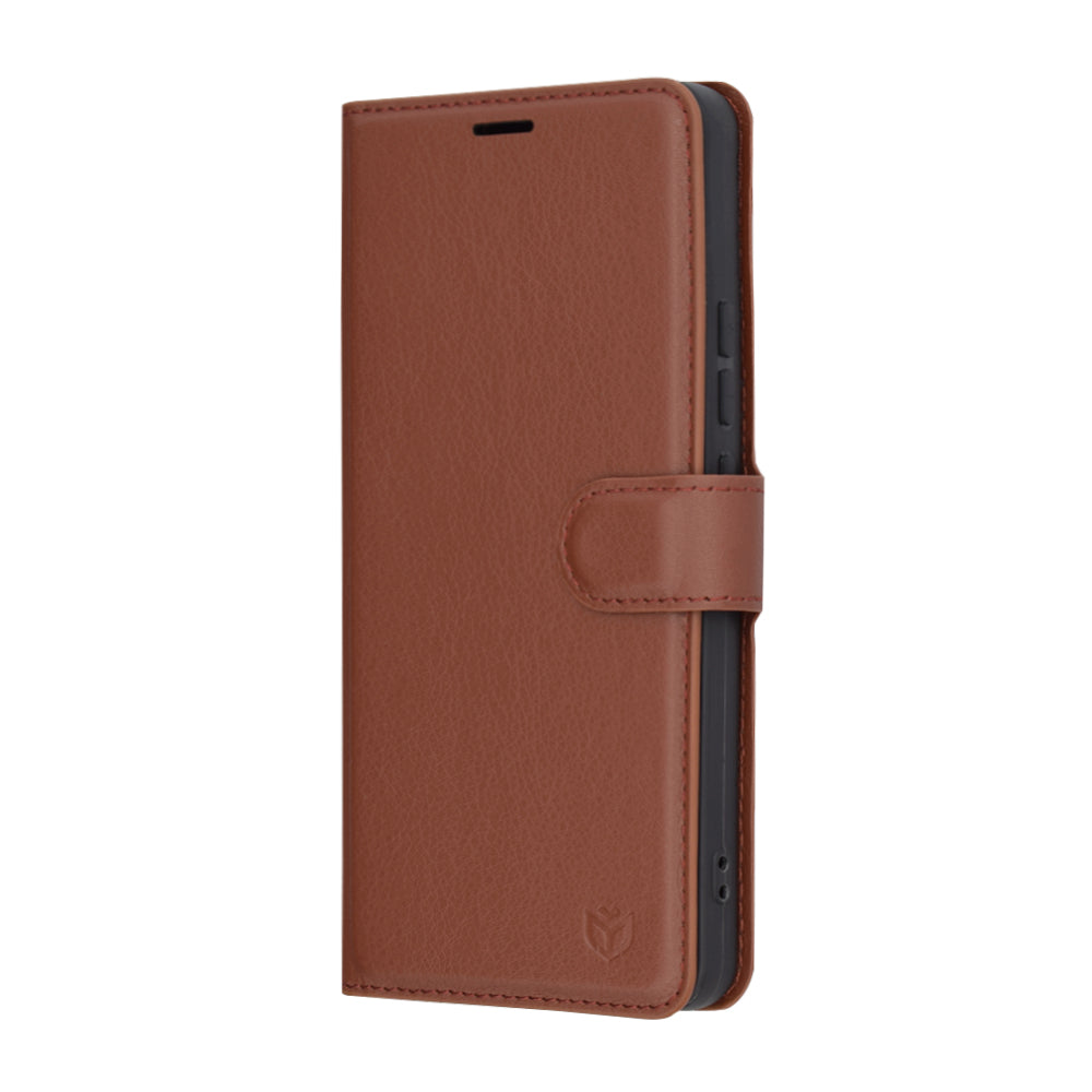 Калъф за Xiaomi 14T Pro, Techsuit, Leather Folio, Кафяв
