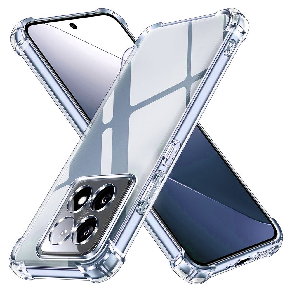 Калъф за Xiaomi 14T Pro, Techsuit, Shockproof Clear, Прозрачен