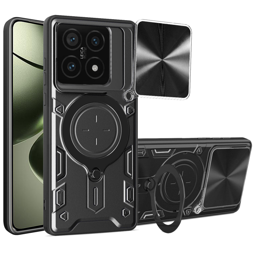 Калъф за Xiaomi 14T, Techsuit, CamGuard Pro, Черен