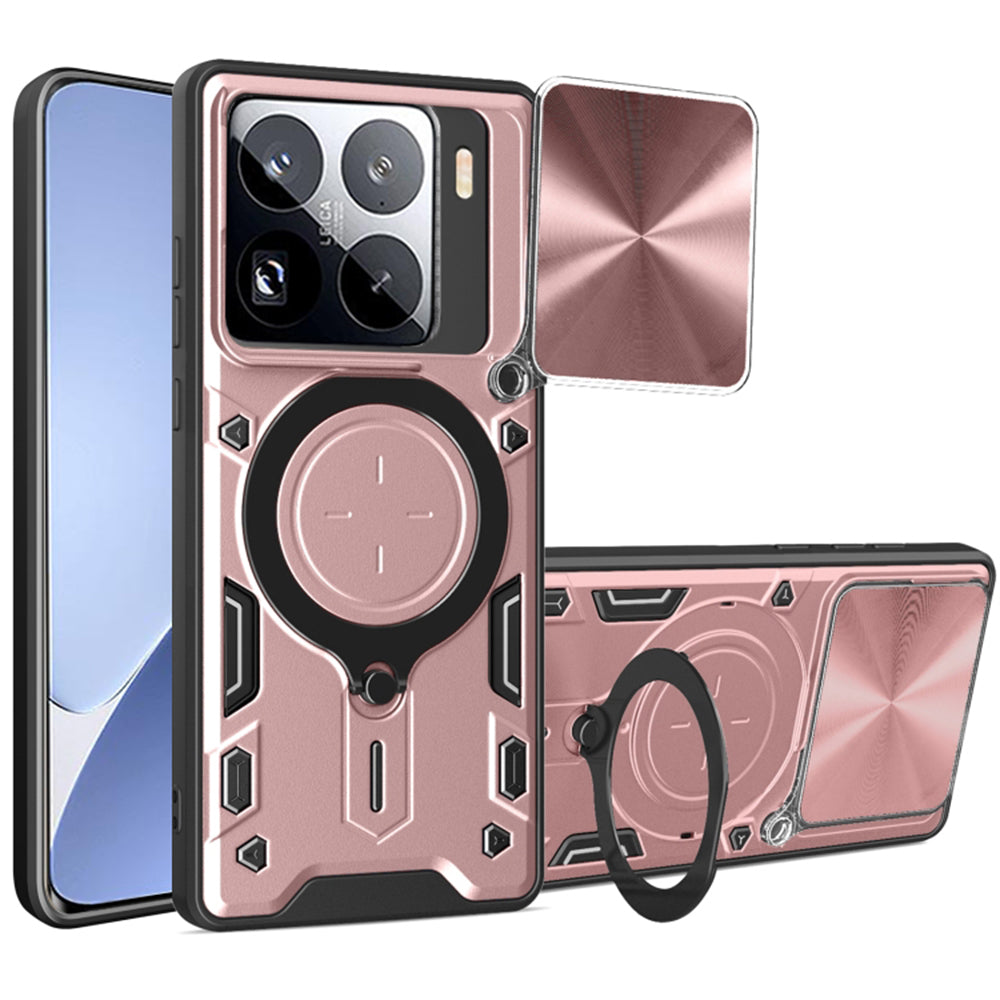 Калъф за Xiaomi 15 Pro, Techsuit, CamGuard Pro, Розово злато