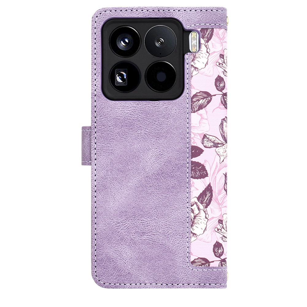 Калъф за Xiaomi 15 Pro, Techsuit, FlipCraft, Лилав