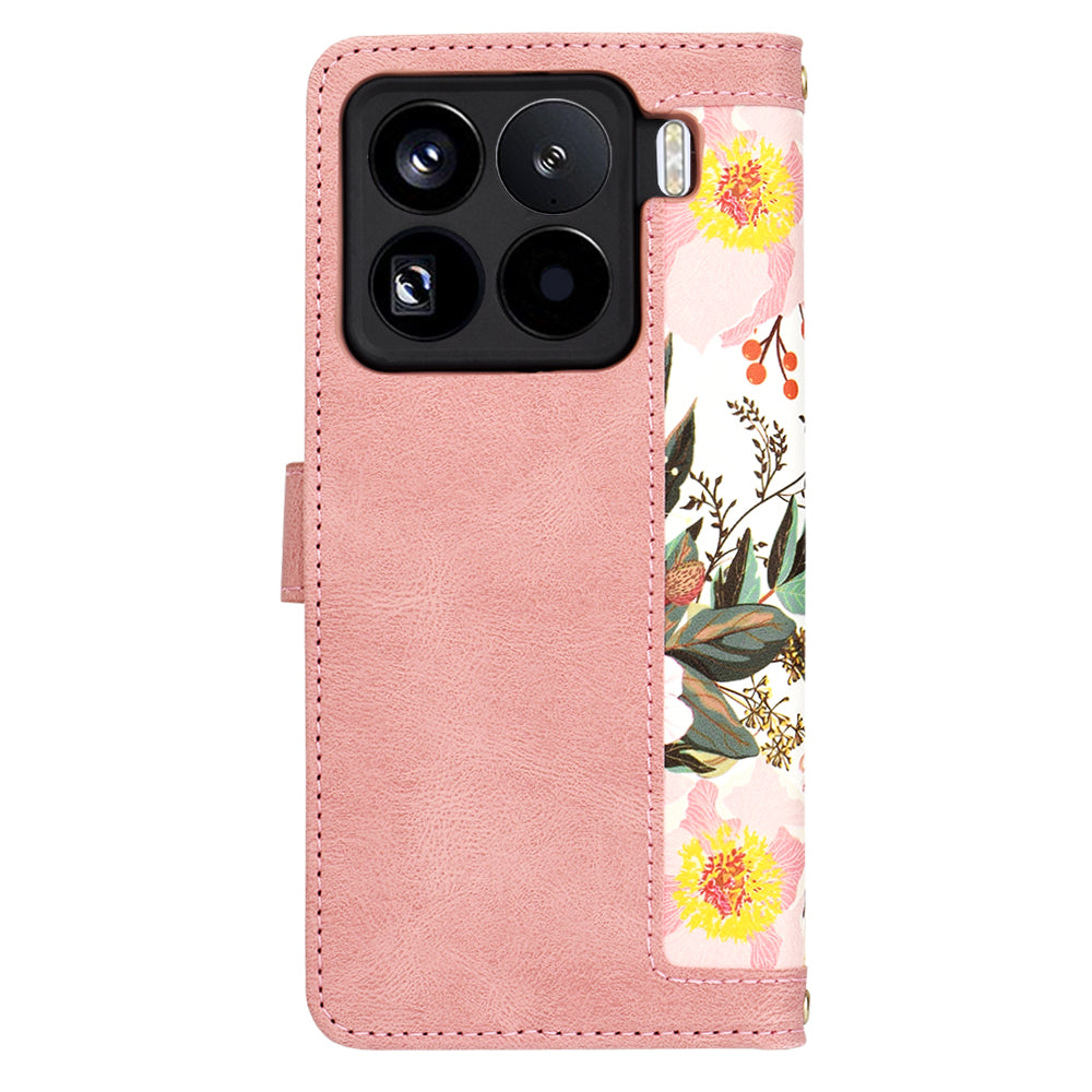 Калъф за Xiaomi 15 Pro, Techsuit, FlipCraft, Розов