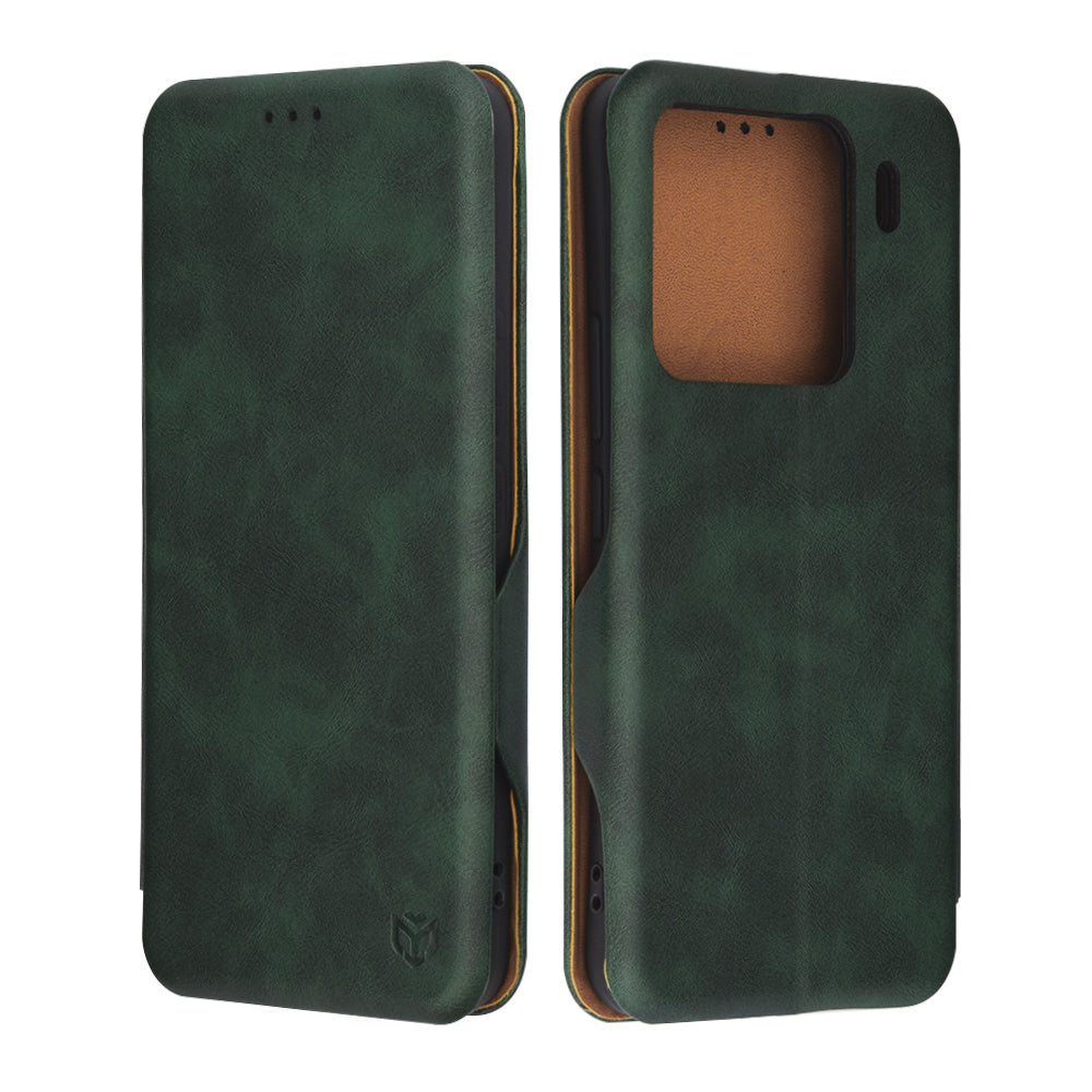 Калъф за Xiaomi 15 Pro, Techsuit, Safe Wallet Plus, Зелен