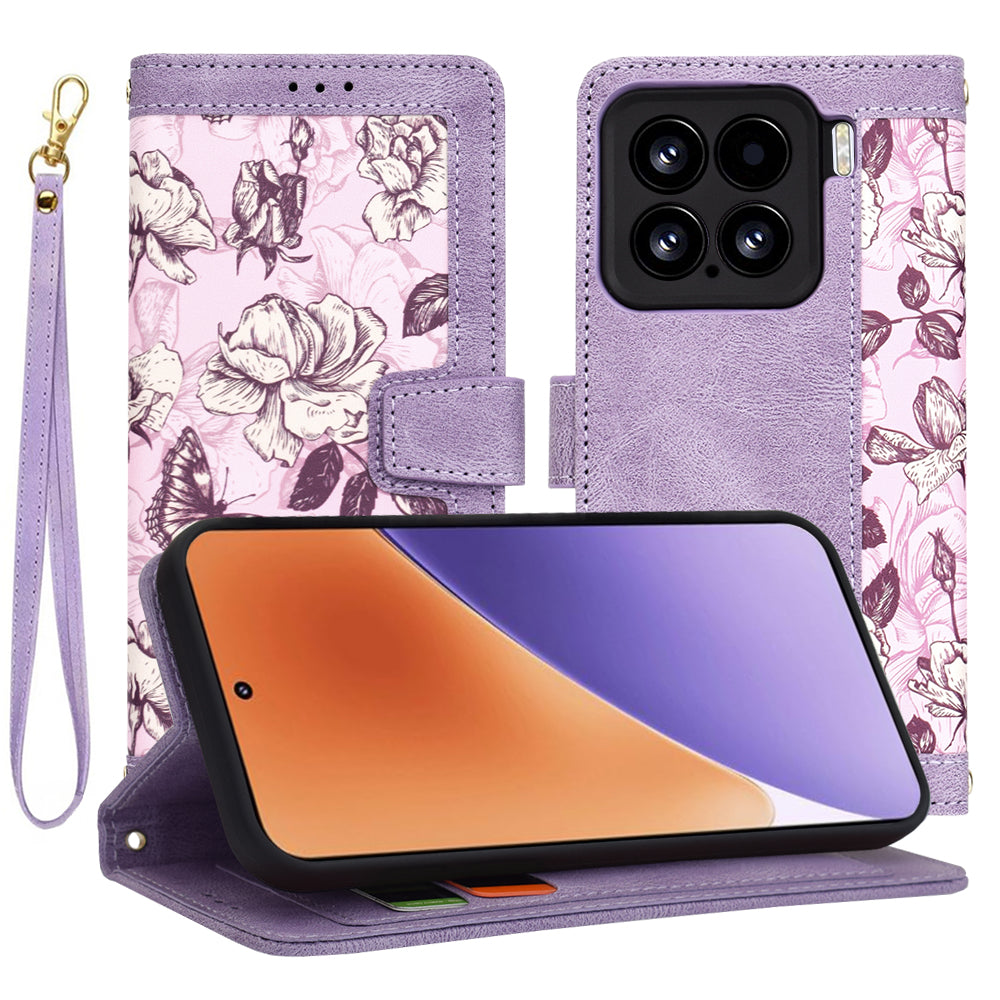 Калъф за Xiaomi 15, Techsuit, FlipCraft, Лилав