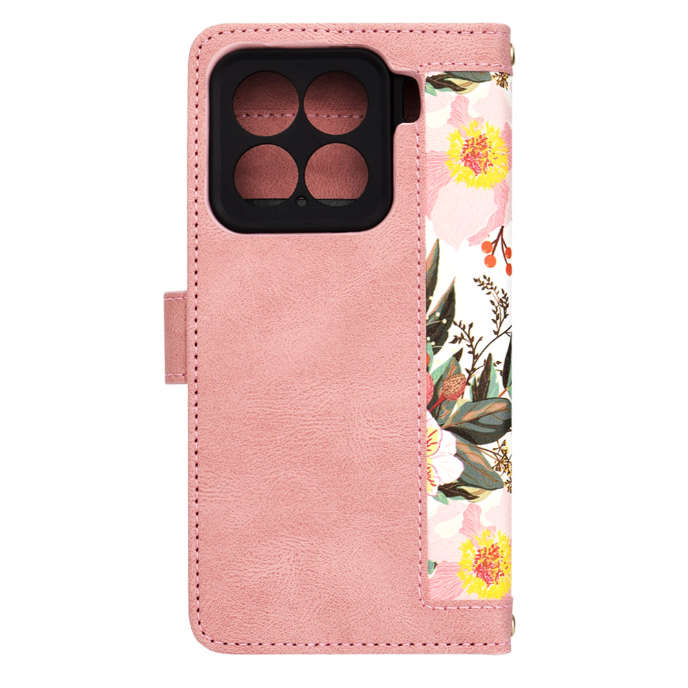 Калъф за Xiaomi 15, Techsuit, FlipCraft, Розов